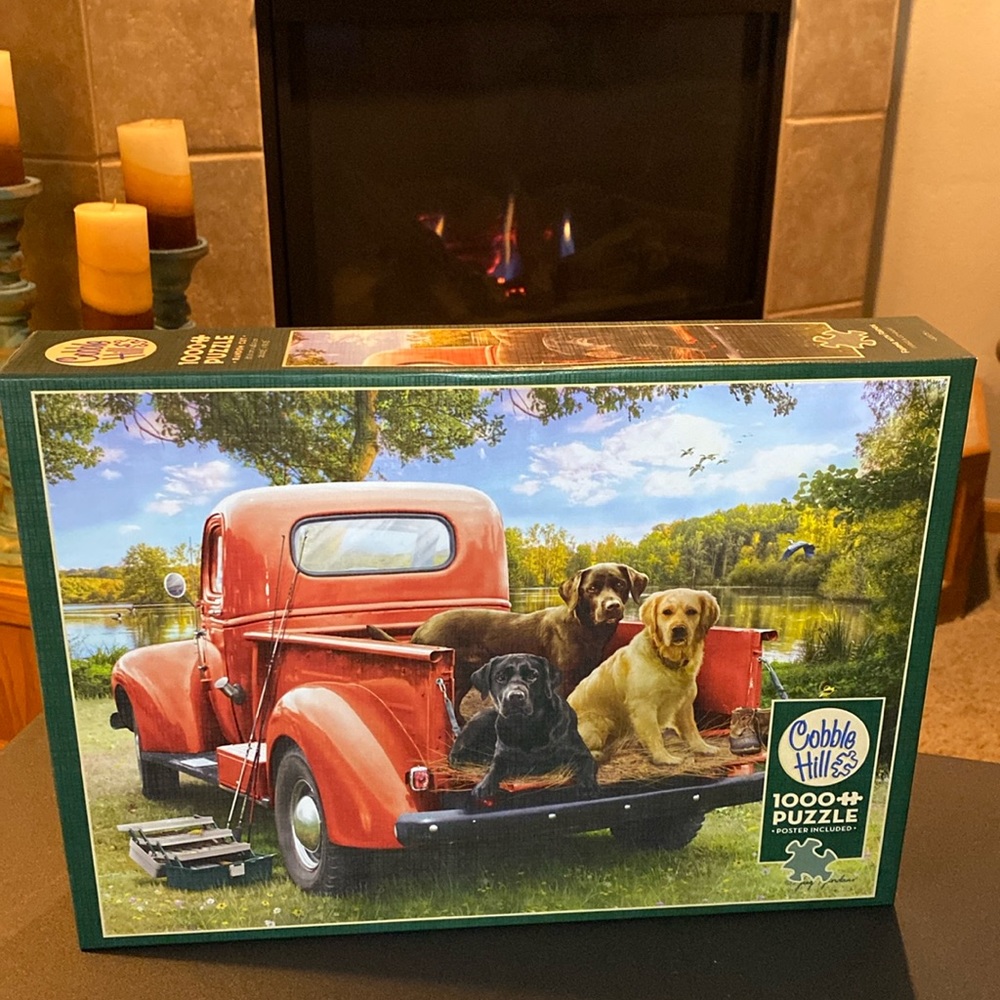 Cobble Hill -  Fishing with Friends, 1000pc puzzle.